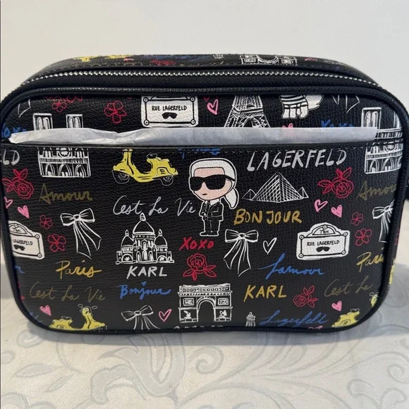 Karl Lagerfeld Multicolor Graphic Crossbody Bag - Picture 4 of 13